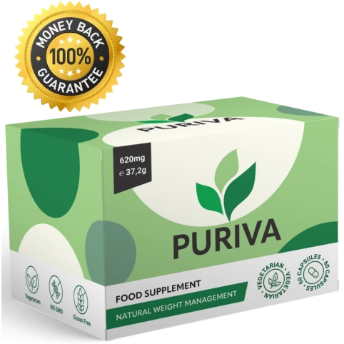 Flesje met Puriva™ capsules